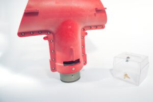 Sample of plastic part assembly
